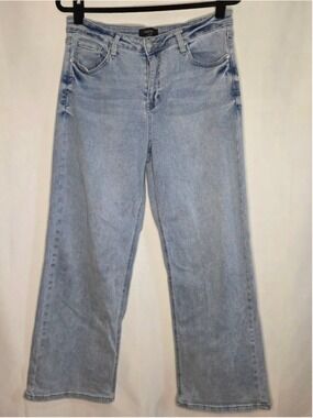 Tattoo Jeans Women's Wide Leg Light Blue Size 13